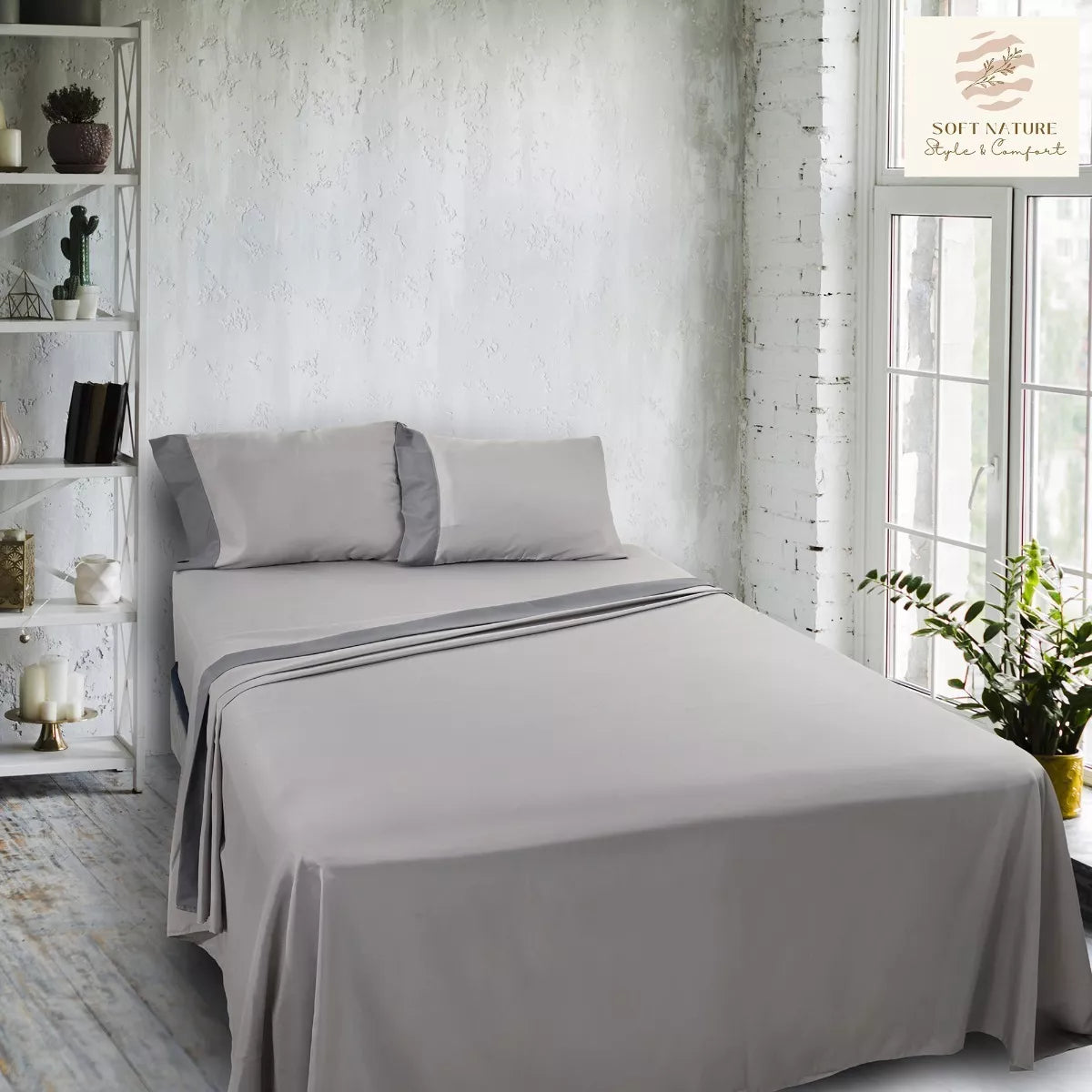 Sábanas 2800 Hilos Extra Suave Premium Nature