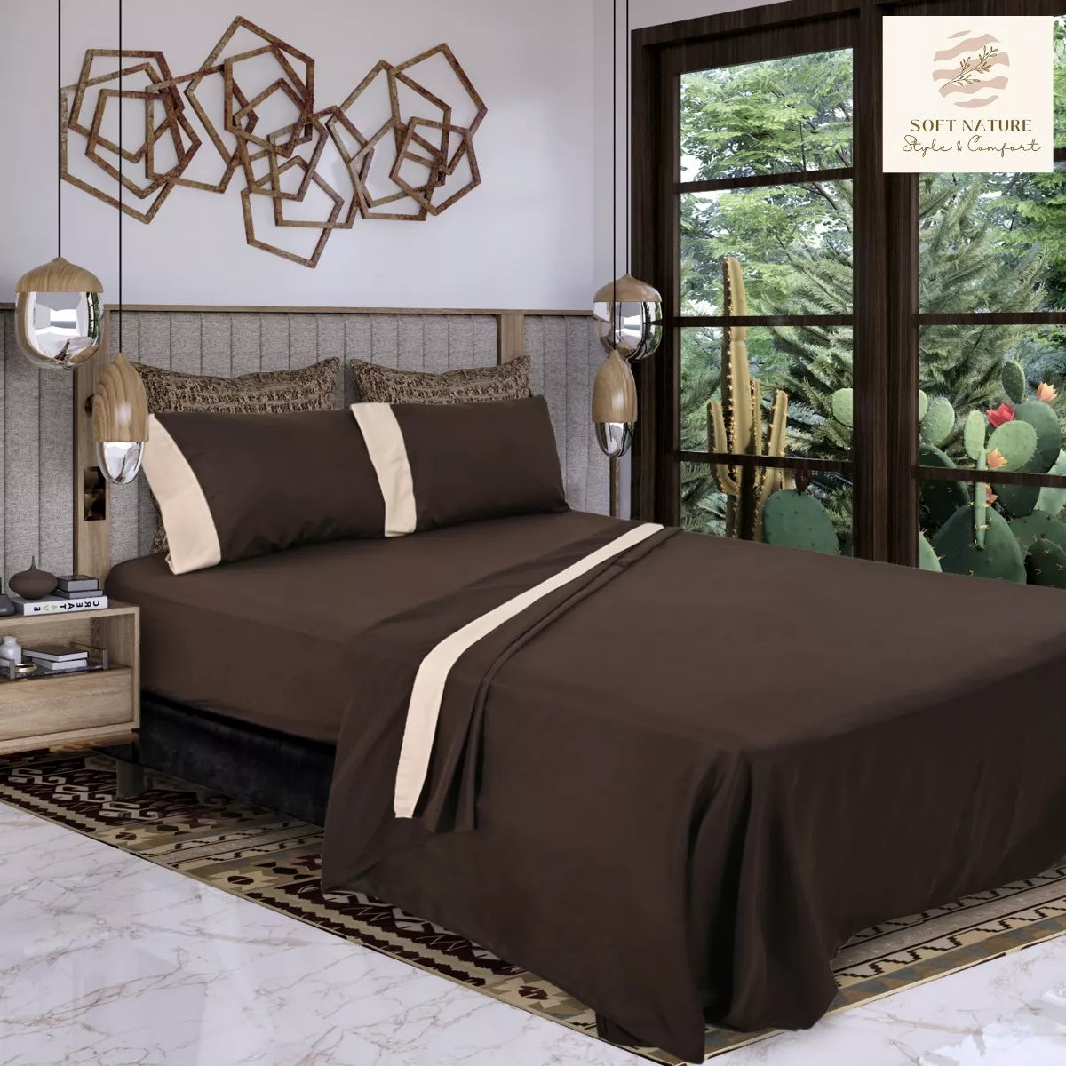 Sábanas 2800 Hilos Extra Suave Premium Nature