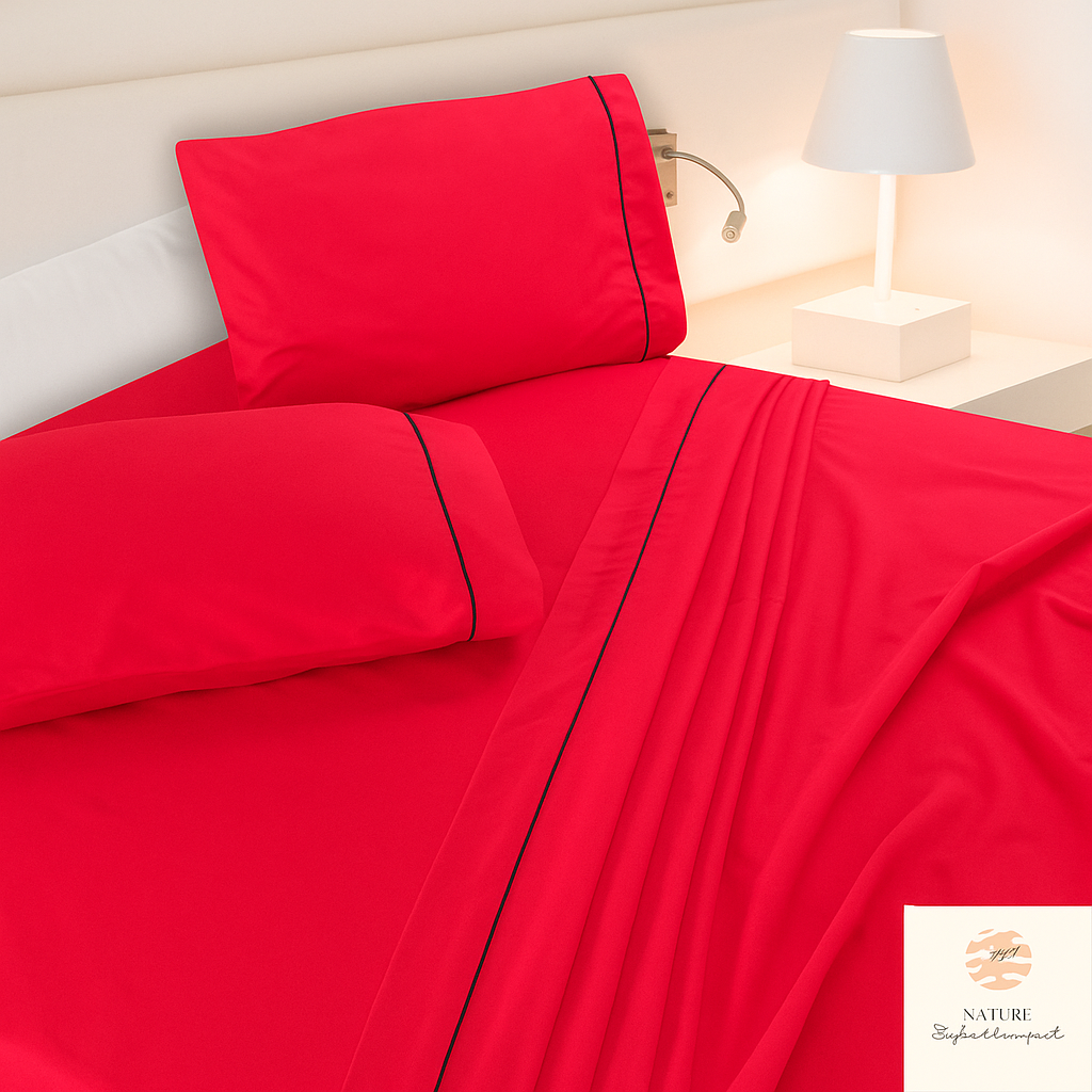 Sábana 2800 Hilos Suave Premium Lisa Soft Nature