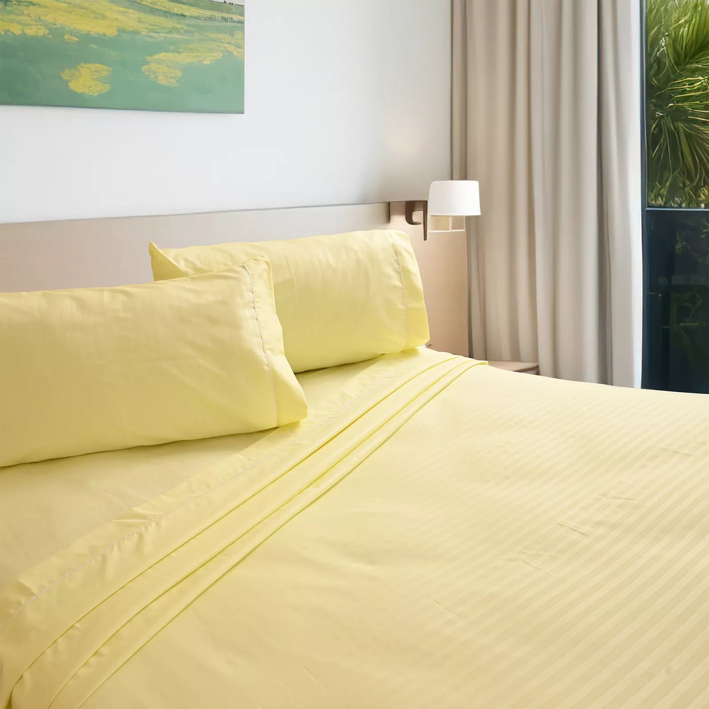 Sábana 2800 Hilos Suave Premium Stripes Soft Nature