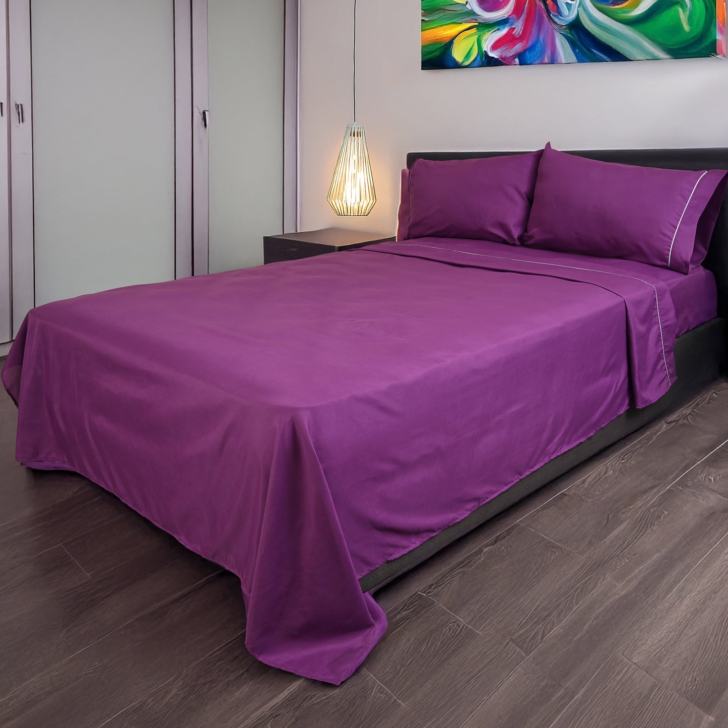 Sábana 2800 Hilos Suave Premium Lisa Soft Nature