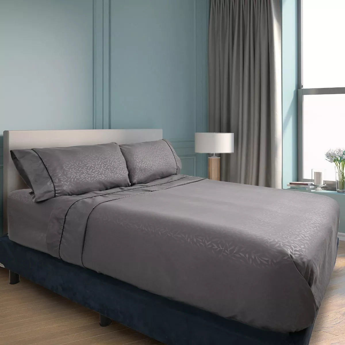 Sábana 2800 Hilos Suave Premium Flores Soft Nature