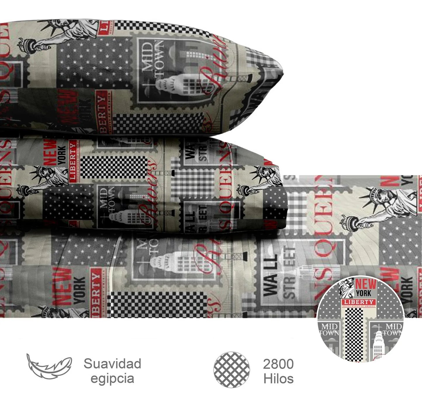 Sábanas 2800 Hilos Suave Premium Nature Estampada