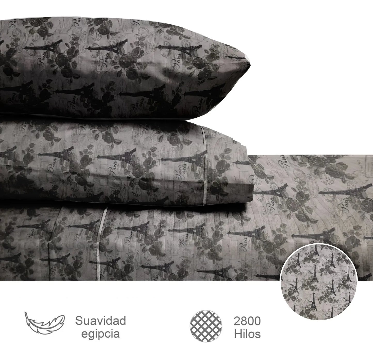 Sábanas 2800 Hilos Suave Premium Nature Estampada