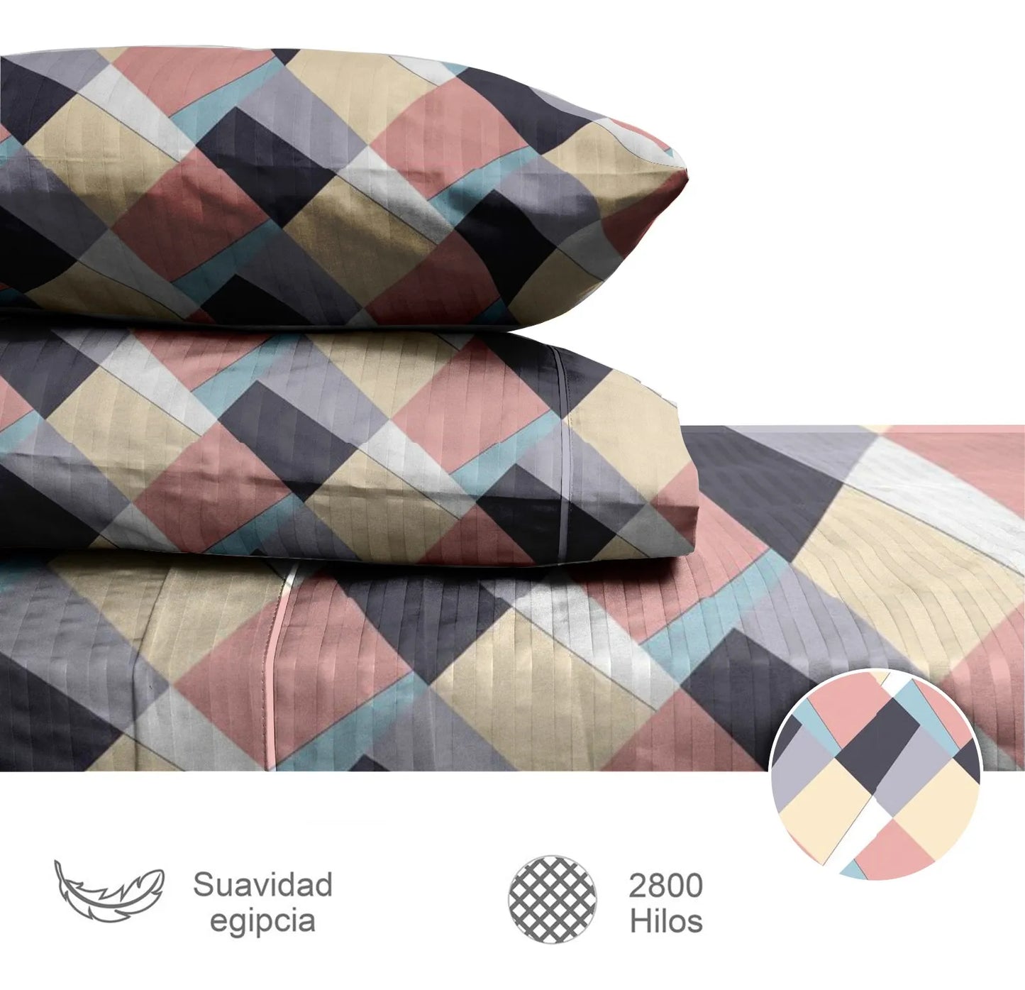 Sábanas 2800 Hilos Suave Premium Nature Estampada