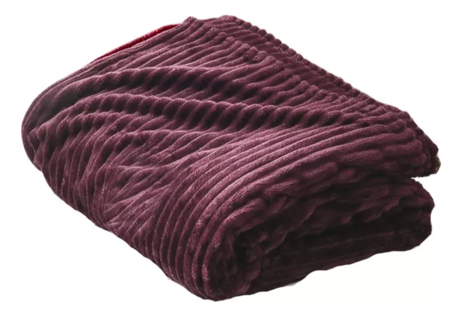 Frazada Cobija Súper Suave Premium Cobertor Stripes Soft Nature