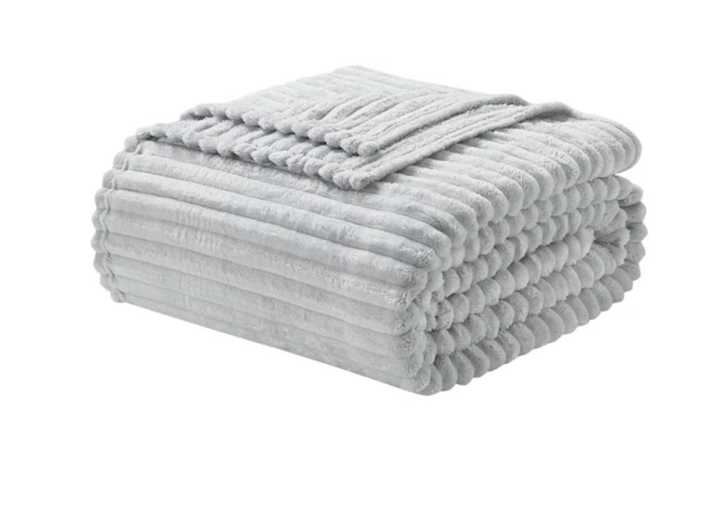 Frazada Cobija Súper Suave Premium Cobertor Stripes Soft Nature