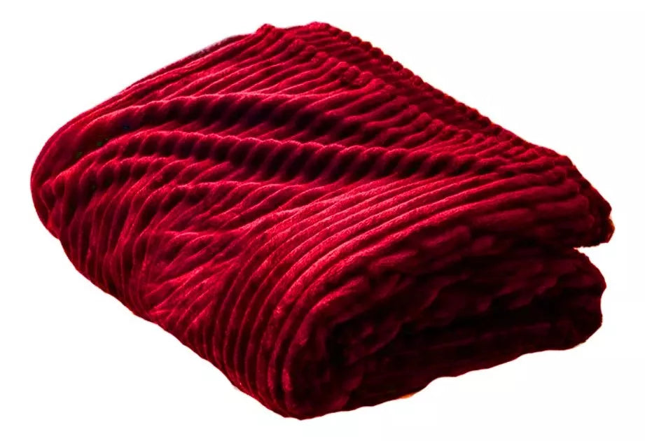 Frazada Cobija Súper Suave Premium Cobertor Stripes Soft Nature