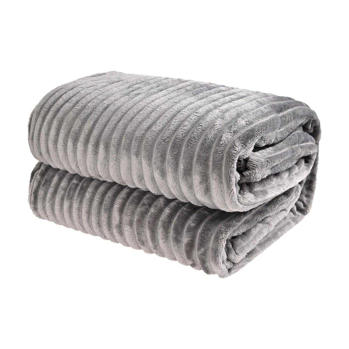 Frazada Cobija Súper Suave Premium Cobertor Stripes Soft Nature