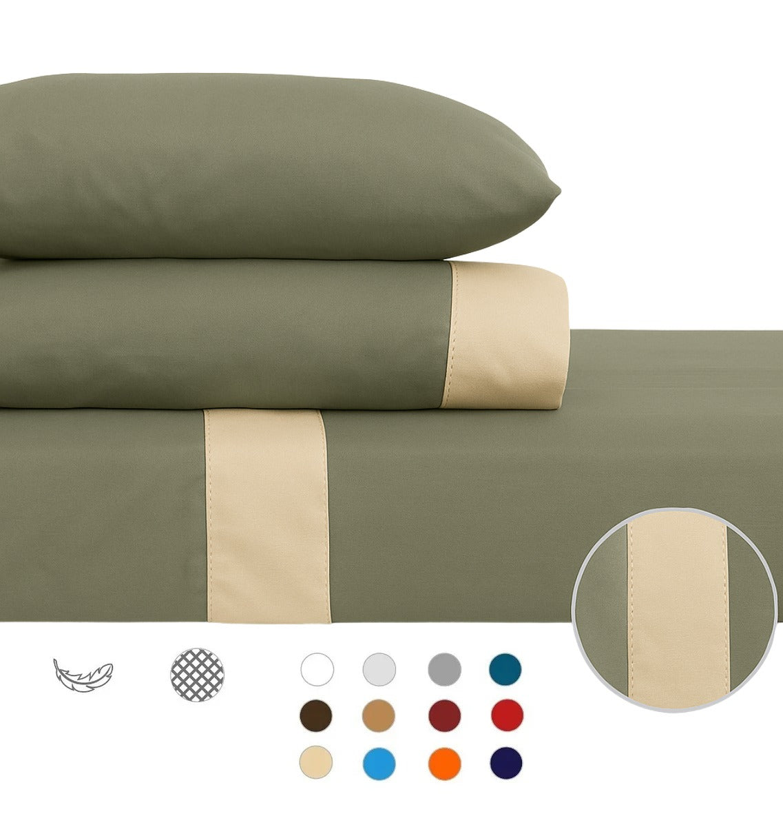 Sábanas 2800 Hilos Extra Suave Premium Nature
