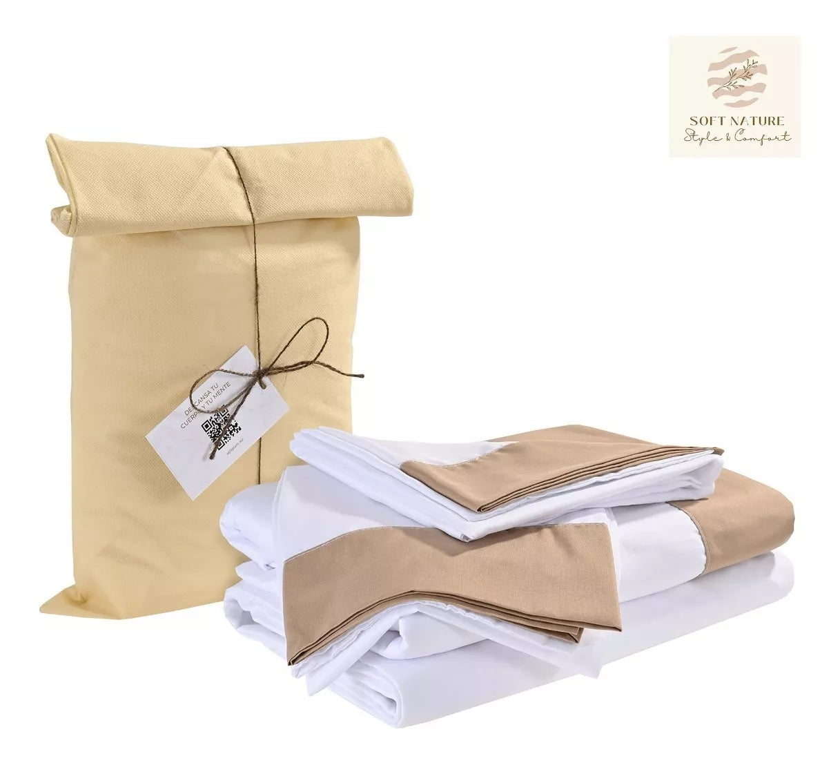Sábanas 2800 Hilos Extra Suave Premium Nature