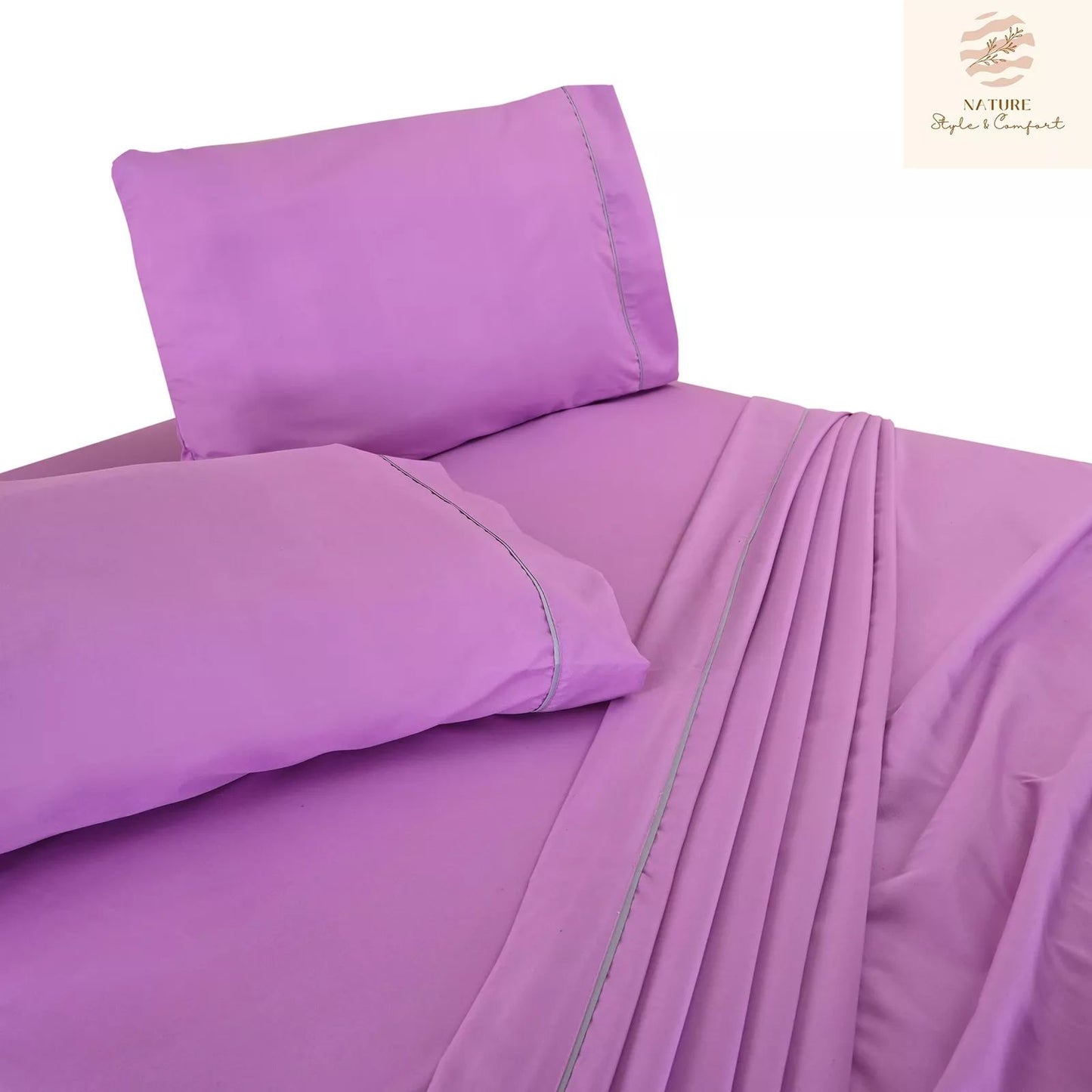 Sábana 2800 Hilos Suave Premium Lisa Soft Nature