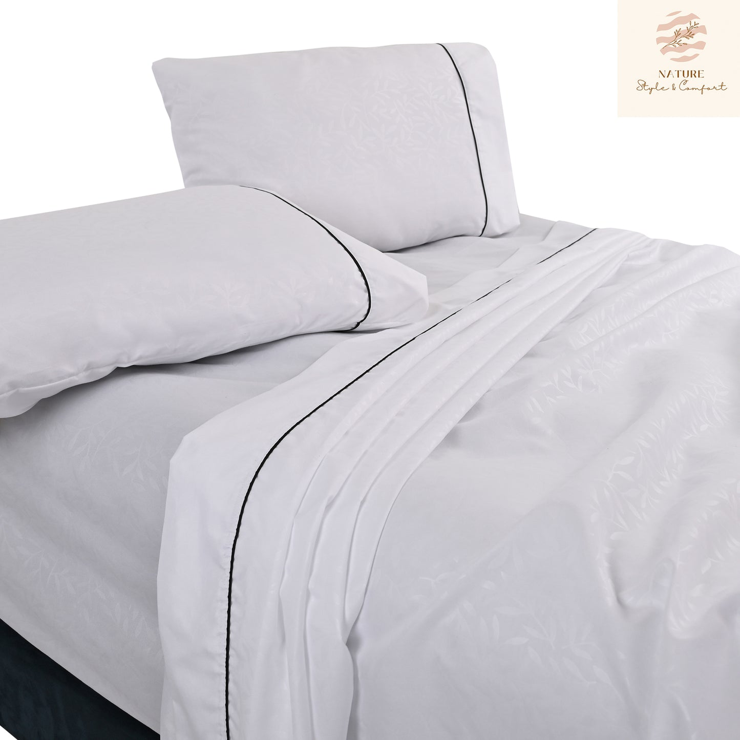 Sábana 2800 Hilos Suave Premium Flores Soft Nature