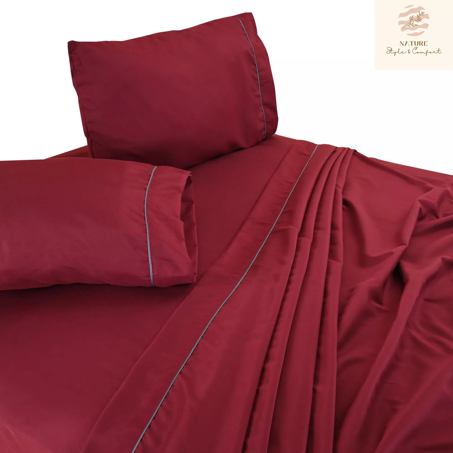 Sábana 2800 Hilos Suave Premium Lisa Soft Nature