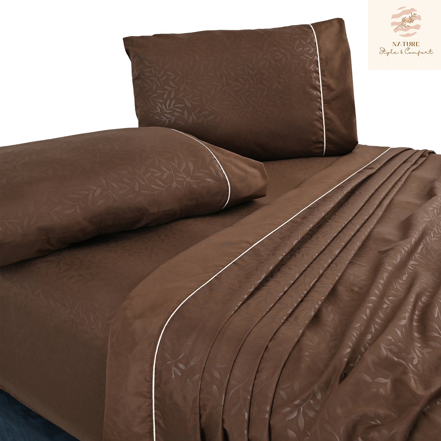 Sábana 2800 Hilos Suave Premium Flores Soft Nature