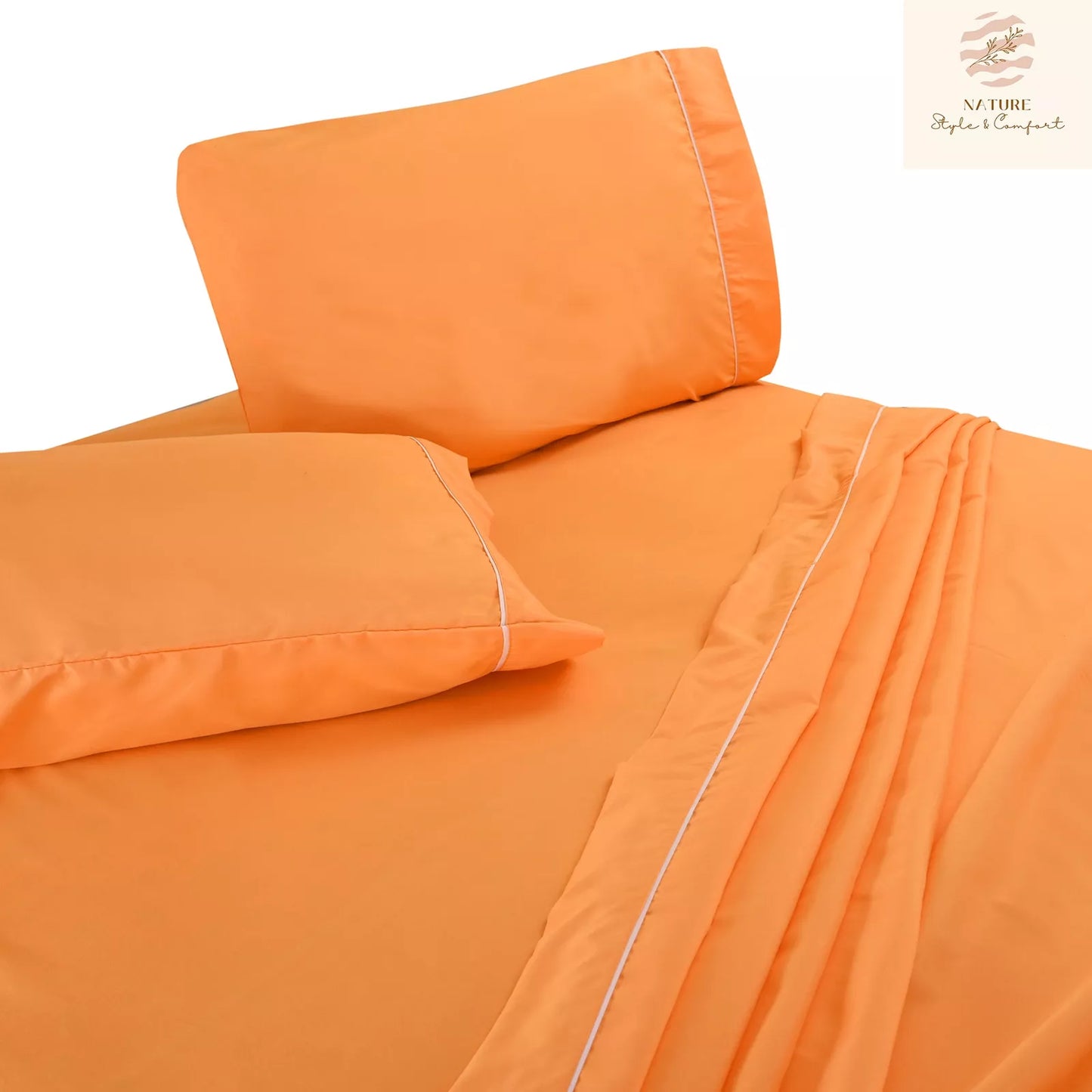 Sábana 2800 Hilos Suave Premium Lisa Soft Nature
