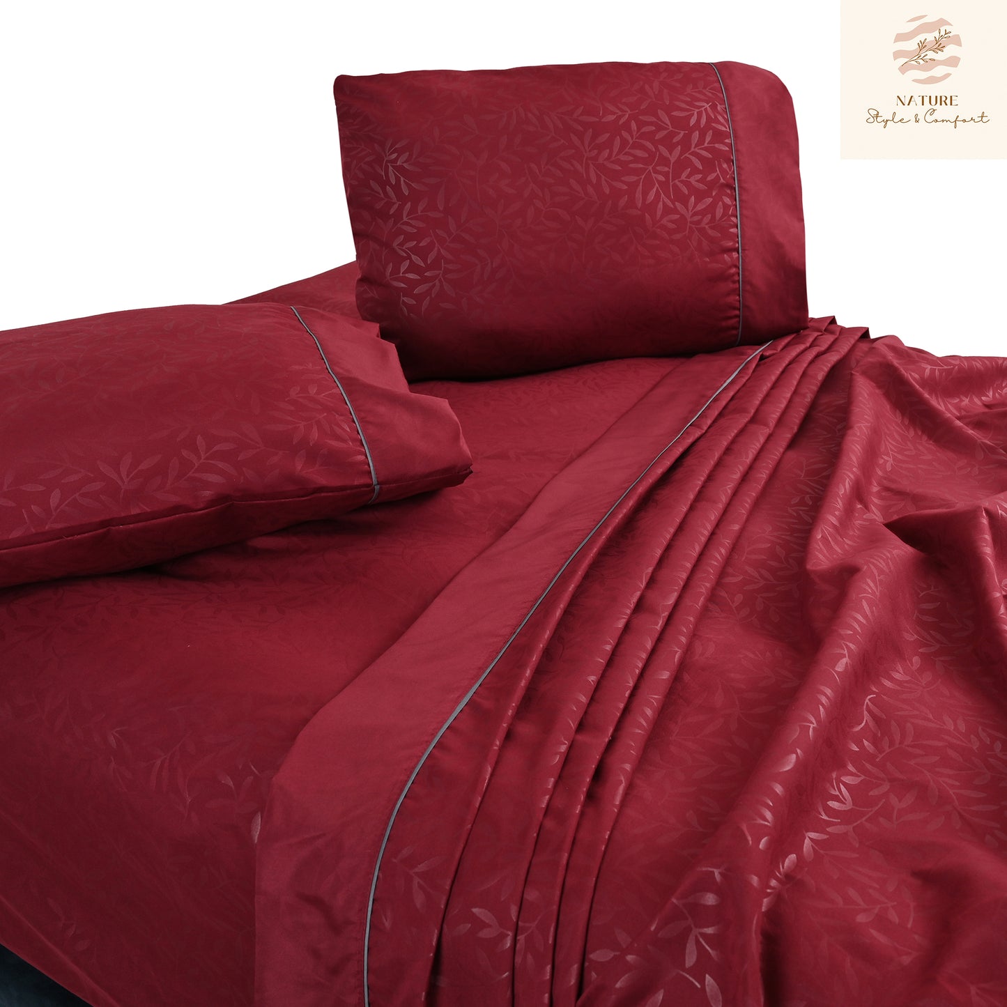 Sábana 2800 Hilos Suave Premium Flores Soft Nature