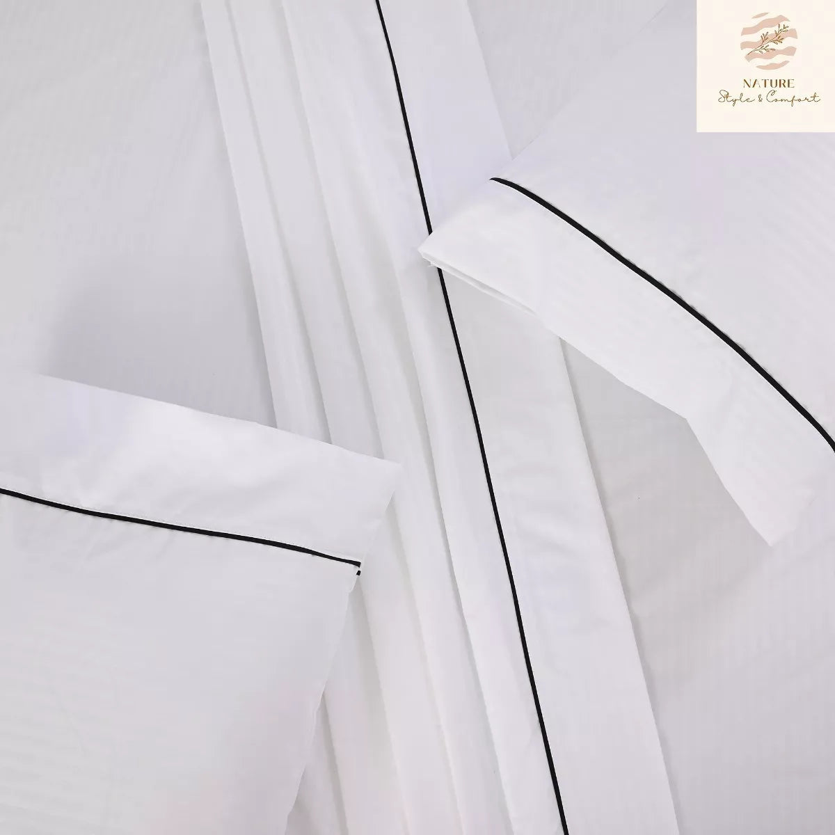 Sábana 2800 Hilos Suave Premium Stripes Soft Nature