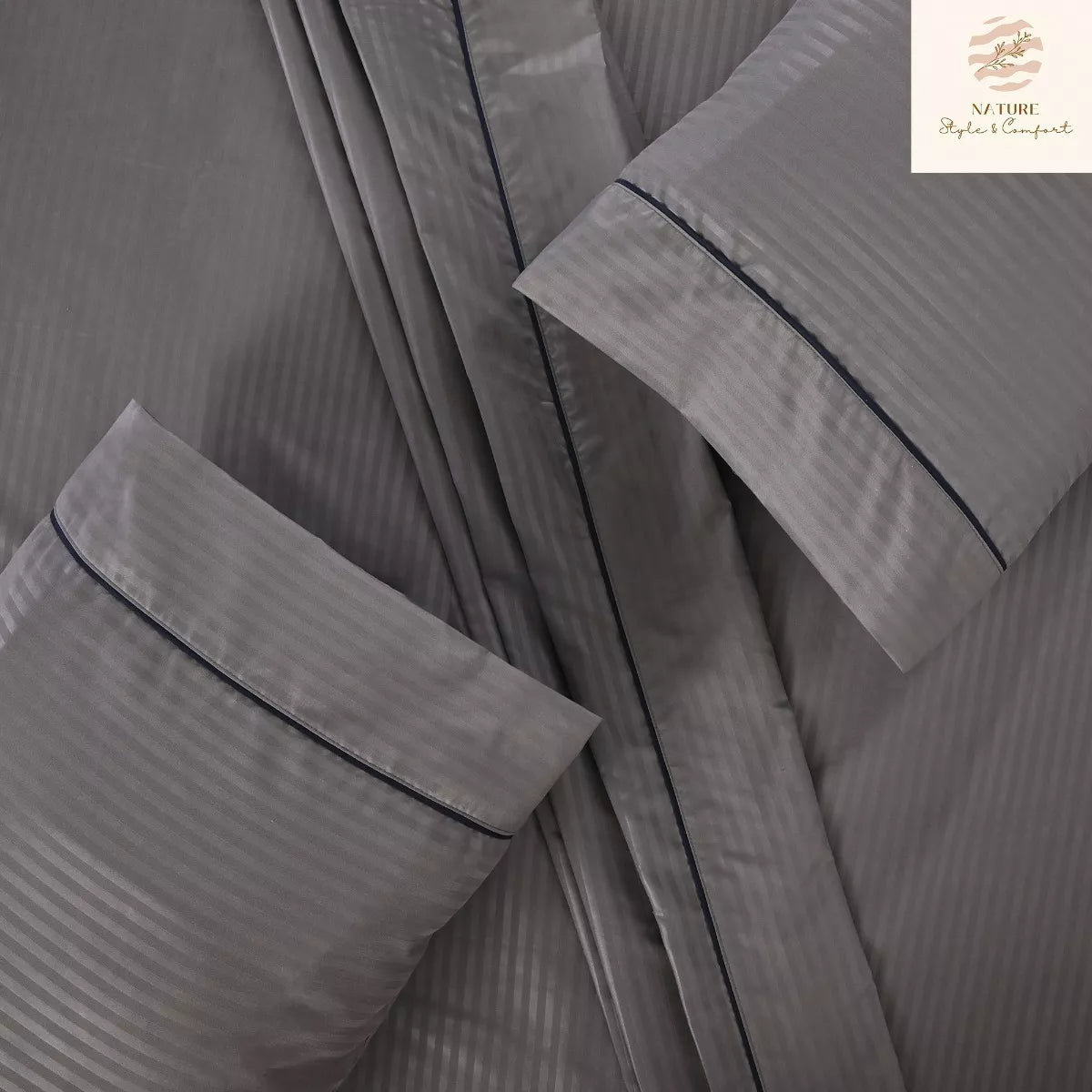 Sábana 2800 Hilos Suave Premium Stripes Soft Nature