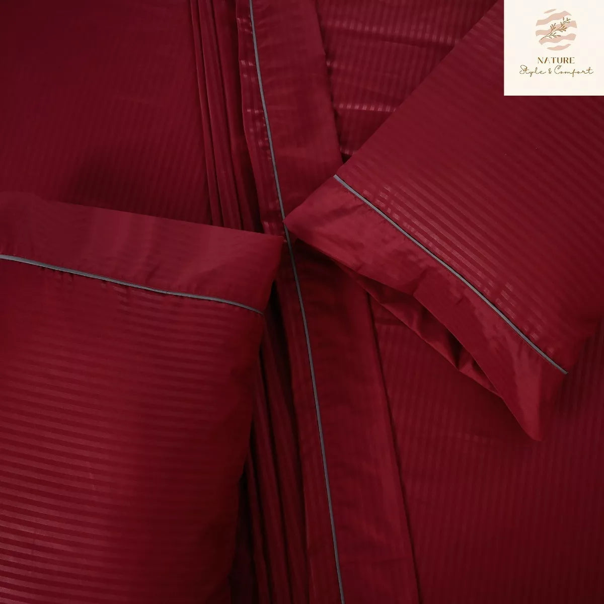 Sábana 2800 Hilos Suave Premium Stripes Soft Nature