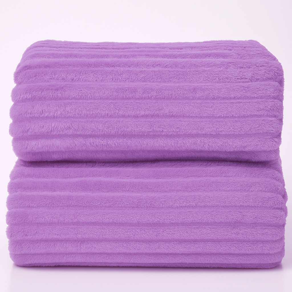 Frazada Cobija Súper Suave Premium Cobertor Stripes Soft Nature