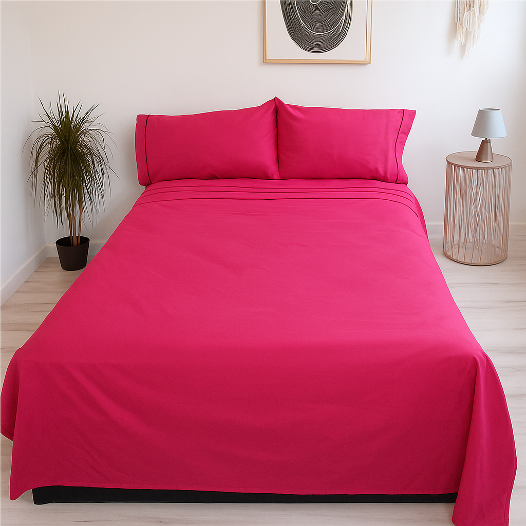 Sábana 2800 Hilos Suave Premium Lisa Soft Nature