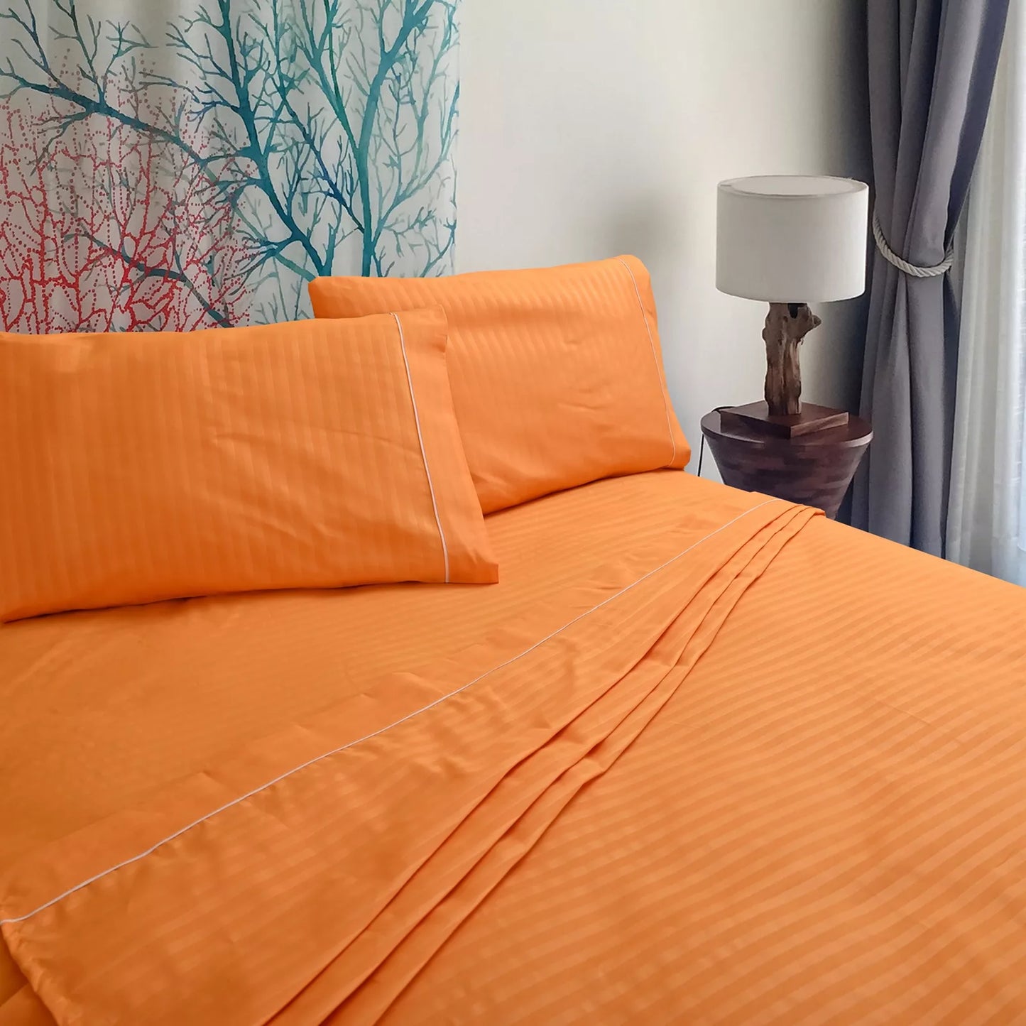 Sábana 2800 Hilos Suave Premium Stripes Soft Nature