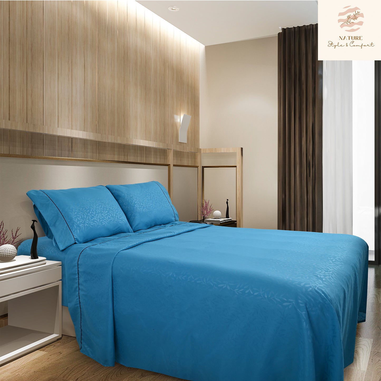 Sábana 2800 Hilos Suave Premium Flores Soft Nature