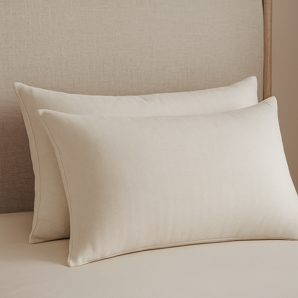 Almohada 2 Pack Microfibra Media Soft Nature Blanca