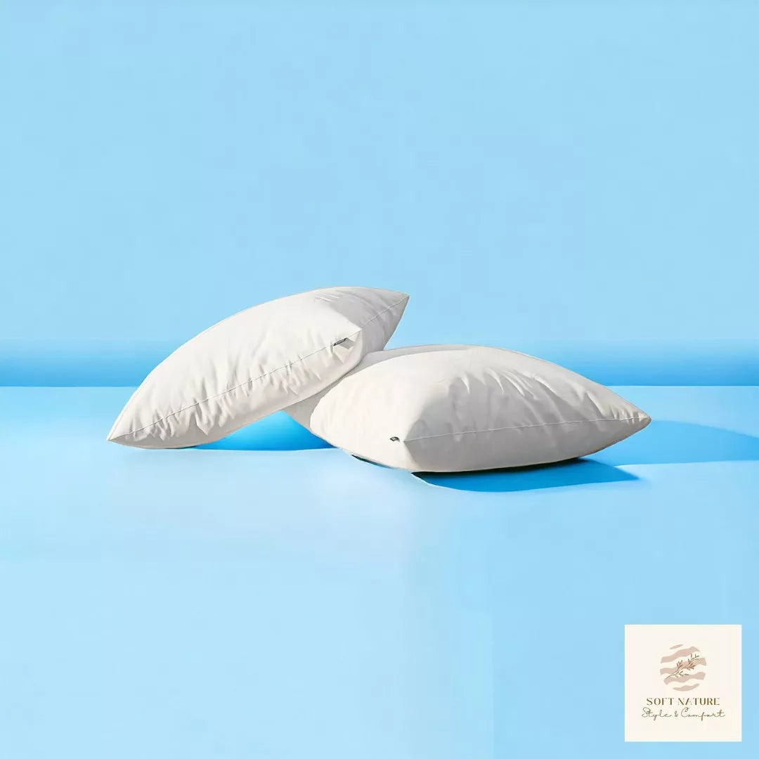 Almohada 2 Pack Microfibra Media Soft Nature Blanca