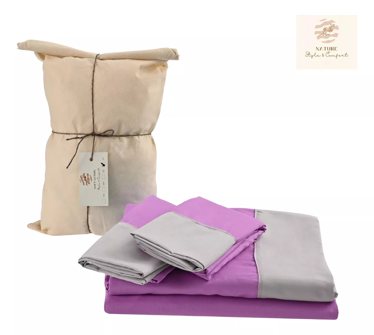 Sábanas 2800 Hilos Extra Suave Premium Nature