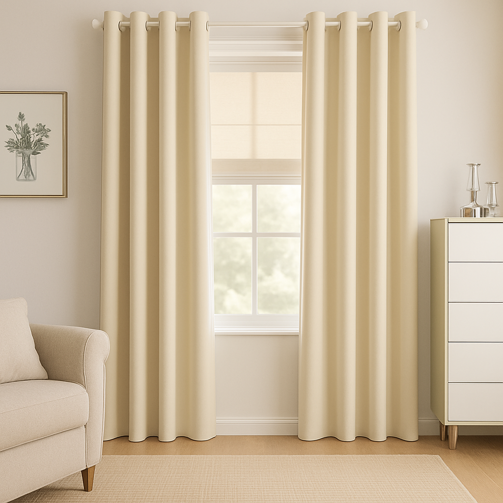 Cortinas Blackout Premium 2 Paneles Soft Nature