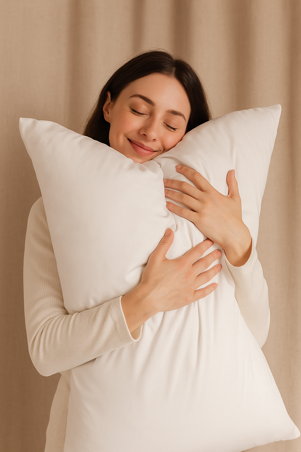 Almohada 2 Pack Microfibra Media Soft Nature Blanca