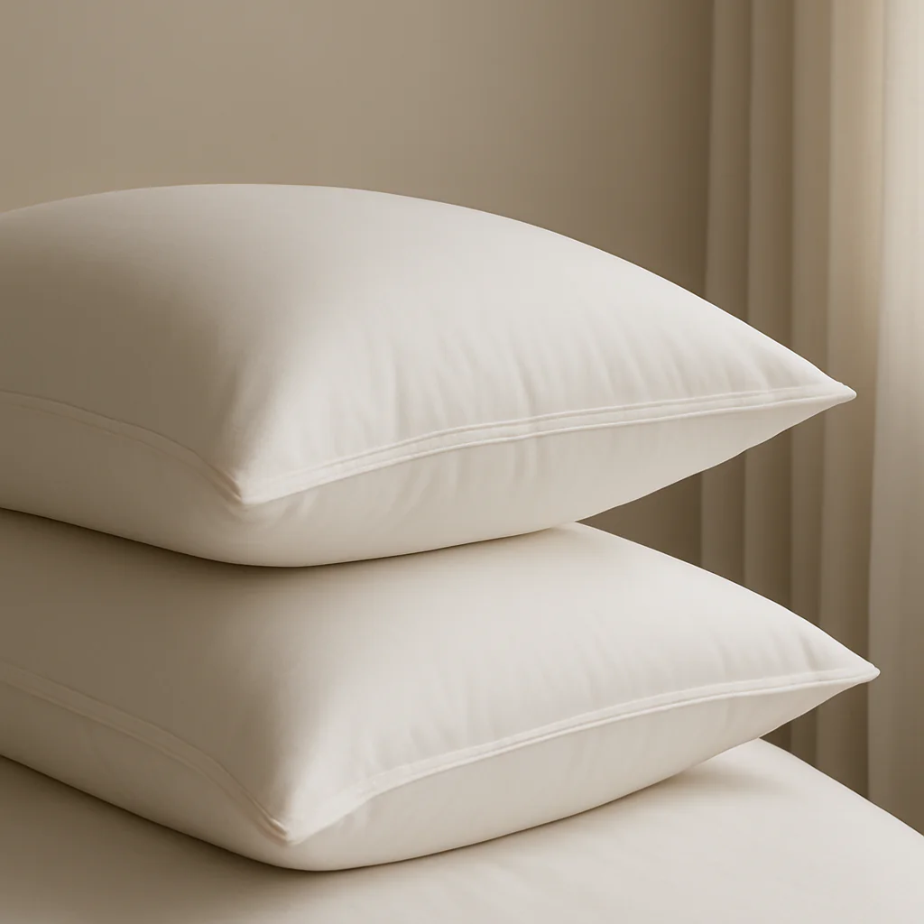 Almohada 2 Pack Microfibra Media Soft Nature Blanca