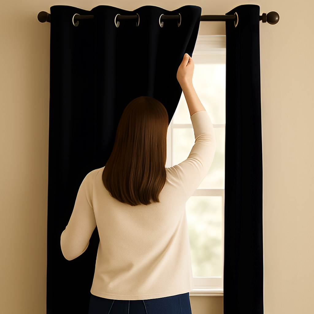 Cortinas Blackout Premium 2 Paneles Soft Nature