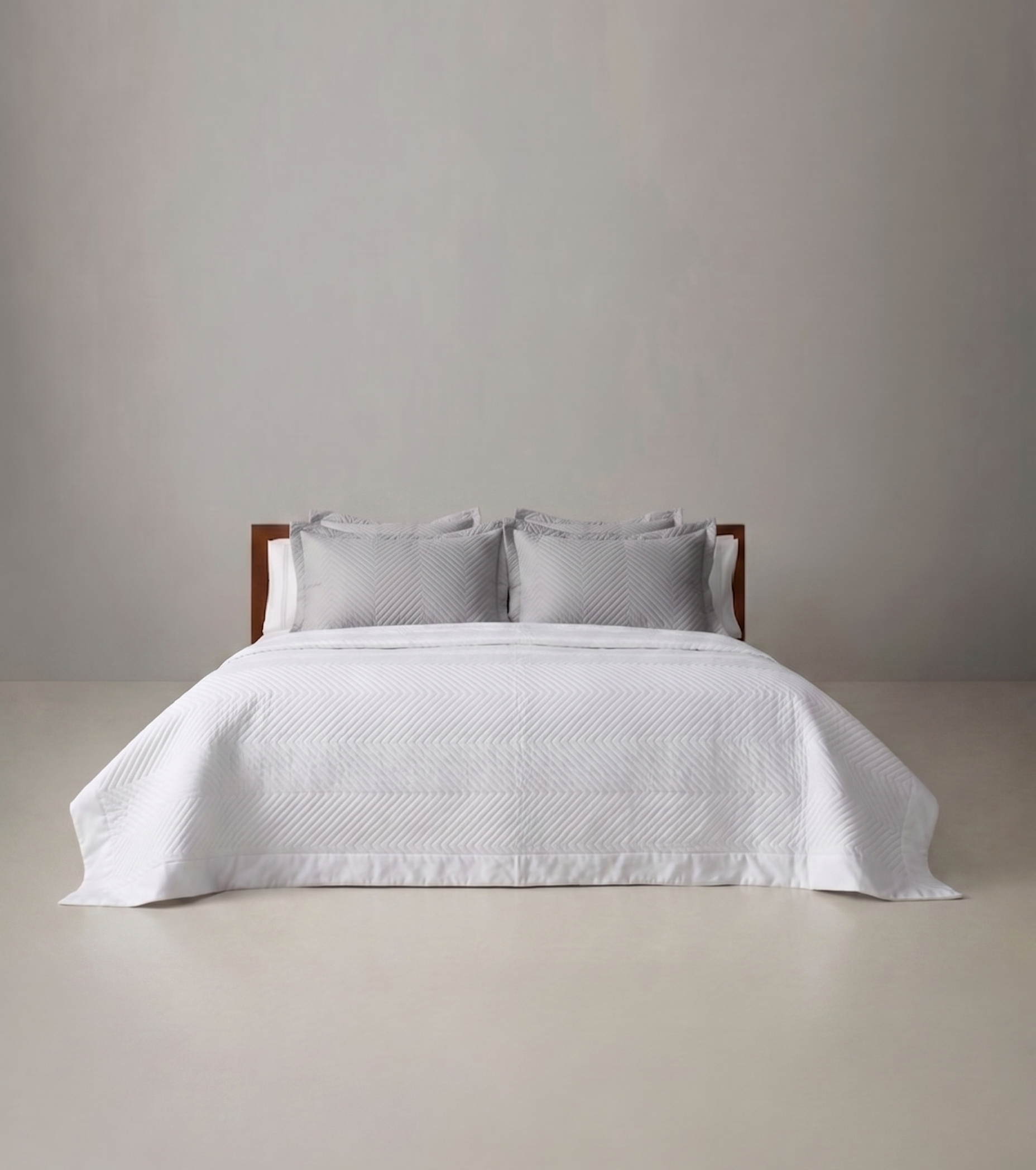 Colcha Bouti Blanco con Perla y fundas SOFT NATURE