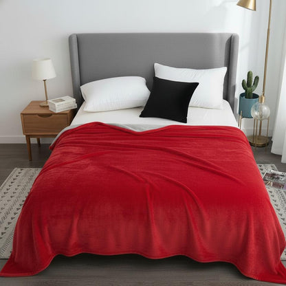 Frazada Lisse color Luscious Red SOFT NATURE