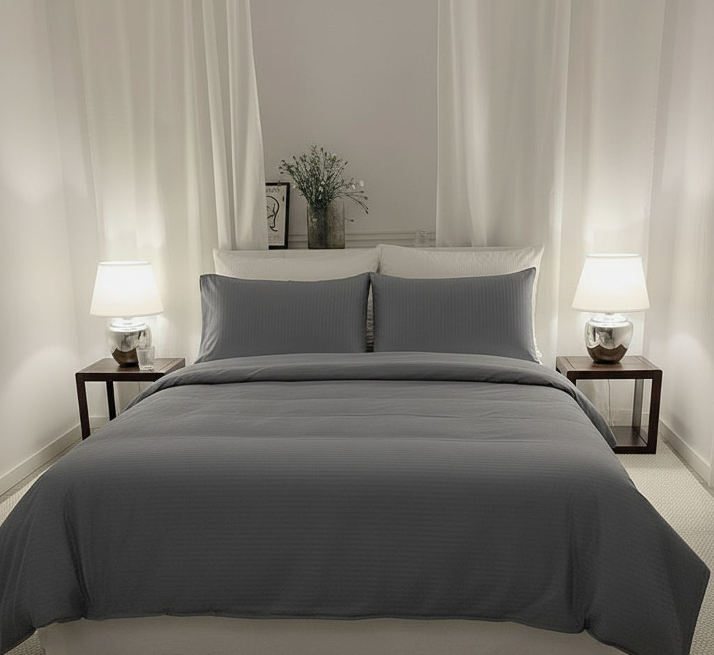 Juego de Sábanas Raye Oxford 2800 hilos SOFT NATURE