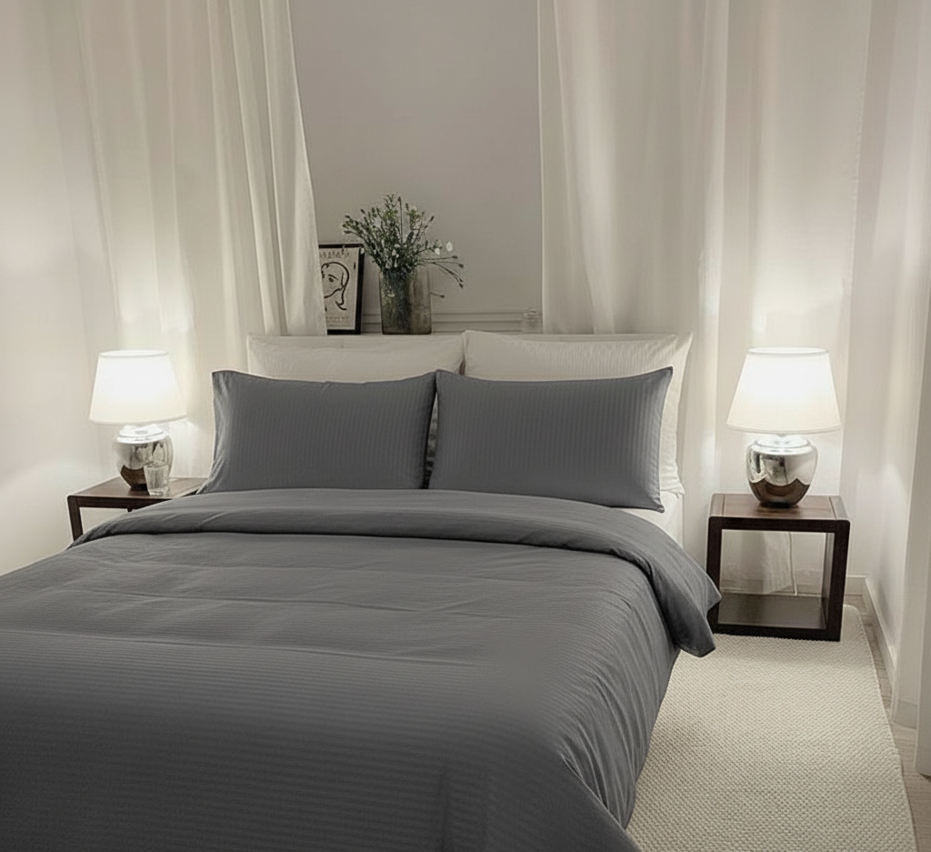 Juego de Sábanas Raye Oxford 2800 hilos SOFT NATURE
